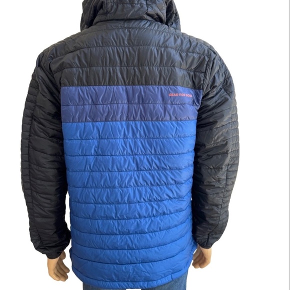 Cotopaxi Capa Insulated Hooded Jacket Men Black Pacific YKK Zip Small S - Picture 3 of 5